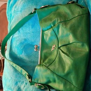 Beautiful green Emma Fox bag.
